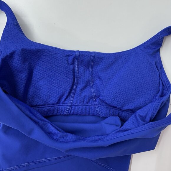 Vuori Daily Crop Tank Top Women’s Size XS Copenhagen Blue Medium Support Bra - Picture 8 of 8